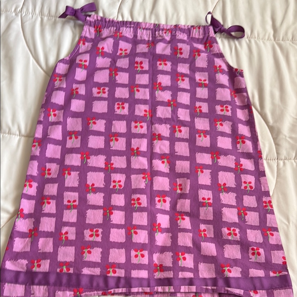 Hanna Andersson Pink and Purple Floral Patterned Garment